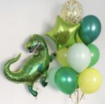 Шарики с с динозавром